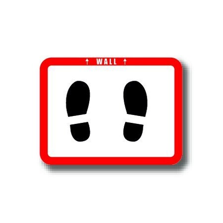 Ergomat 24in x 18in RECTANGLE SIGNS Wall DSV-SIGN 432 #2984 -UEN